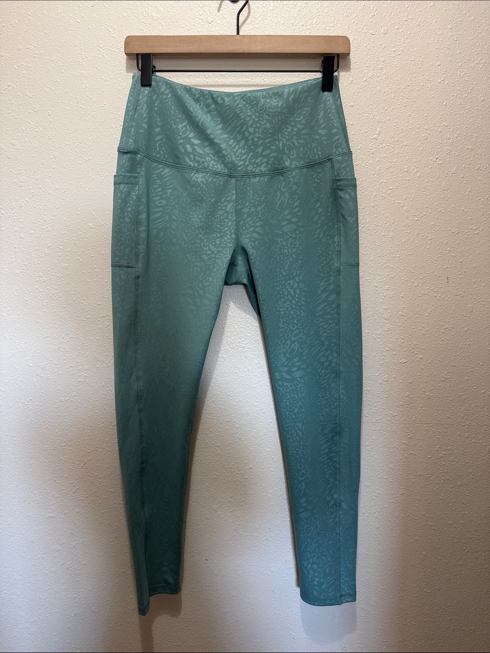 LegEnd High-Waist Teal Performance Leggings, Size L